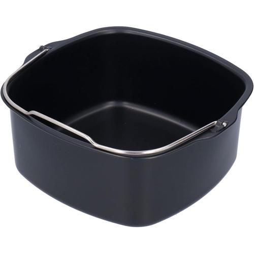 Baril À Gâteau Carré,Friteuse À Air Moule À Gâteau Baril De Gâteau Moule À Gâteau En Fer Pour Friteuse À Gâteau Accessoire De Cuisson Pour Airfryer Pour Hd9925 Hd9860 Hd9905 (18cm)