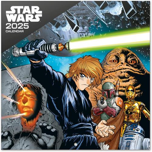 - Calendrier Mural 2025 Star Wars | Calendrier Mensuel 30x60cm - De Janvier 2025 À Décembre 2025[L304]