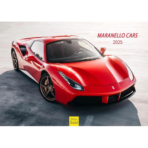 Calendrier Maranello Cars 2025 De Qualité Supérieure - Format A3 - Calendrier Mural - Voiture De Course[L344]