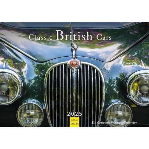 Calendrier Classique British Cars 2025 - Format Din A3 - Calendrier Mural - Calendrier De Voiture - Voiture De Collection - Voiture De Sport - Christian Müringer[L725]