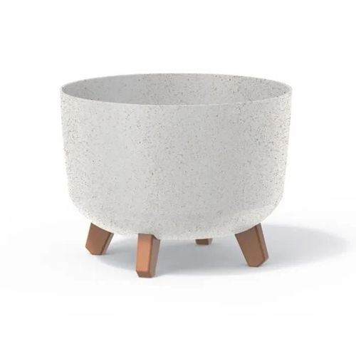 Pot À Fleurs Prosperplast Gracia Standard Eco Wood Dgrl300w-S449w - Eco Blanc 9,8l
