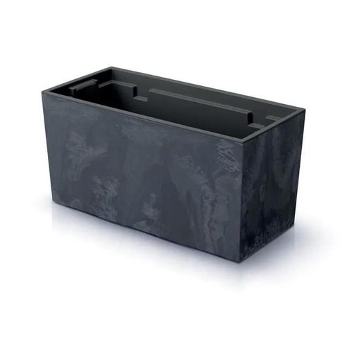 Jardiniere Prosperplast Urbi Case Betton Effect Boîte A Fleurs - Longueur : 395 Mm - Anthracite