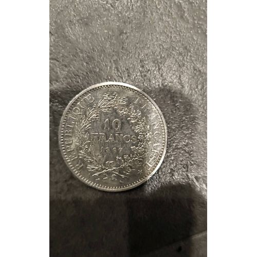 Pièce De 10 Francs - Hercule - 1967 - Argent