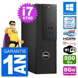 PC Dell Precision T3420 SFF i7-6700 RAM 8Go Disque 500Go HDMI Windows 10 Wifi