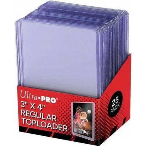 Ultra Pro - Protèges Cartes Standard - Toploader Transparent Regular Ultra Clear Bulk (77 X 100 Mm)