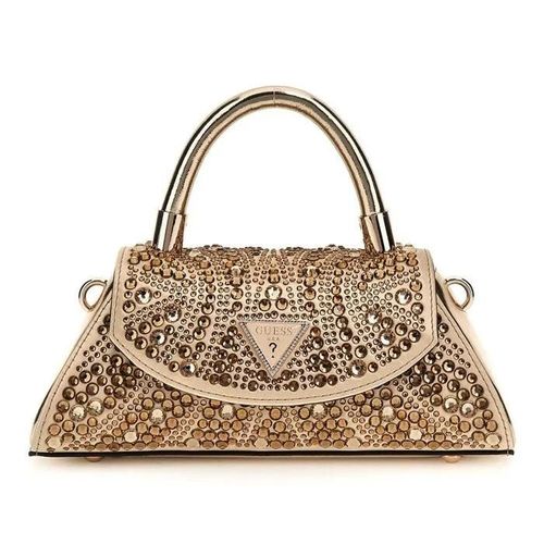 GUESS Sac à main or pour femme - Beauvoir Top Handle Flap Bag 295298