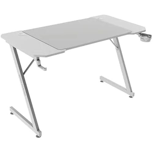 MARSGAMING MGD-X120, Bureau Gaming Ergonomique, Surface en Fibre de Carbone, Structure Métallique, Tapis de Souris XXL, Supports