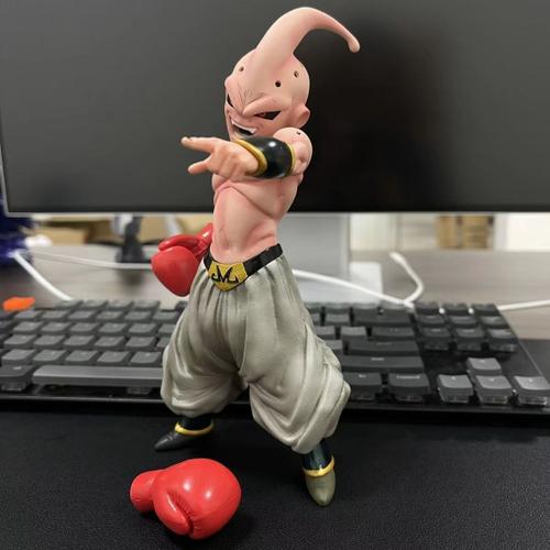 Figurine Z Boxing Majin Buu Figurines Super Buu Statue En Pvc Modèle De Collection Jouets Cadeaux Nouveau 19cm