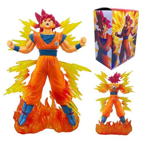 Figurines D'action Z Dokkan Battle Stunt Burst Goku Pvc 25cm Super Saisuperb God Son Anime Model Toys