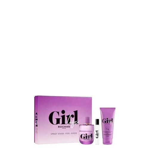 Rochas Girl Life Edp 75 Ml + Edp Mini 7.5 Ml + Lait De Corps 100 Ml 