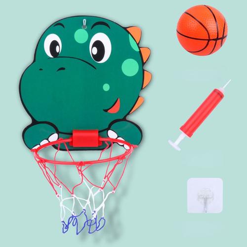 Kit De Panier De Basket-Ball Pour Enfants Support Créatif Avec Animaux De Dessin Animé Jeu D'intérieur Et D'extérieur Jouets De Sport