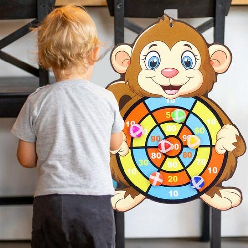Jeu De Fléchettes Montessori Pour Enfants De 4 À 6 Ans Jeu De Sport De Plein Air D'intérieur Balle Collante Cadeau Pour Garçons