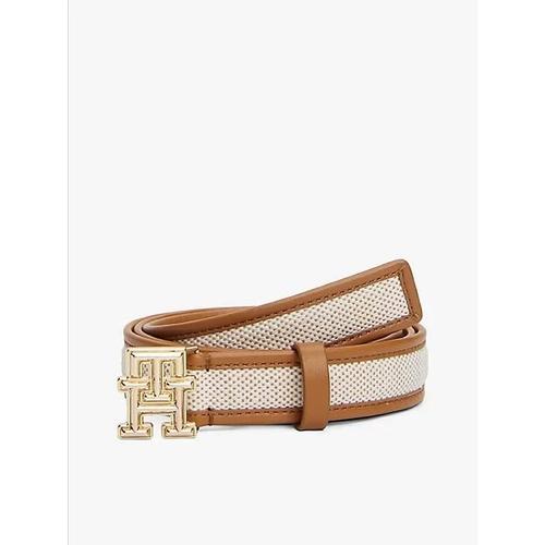 Ceinture En Cuir À Monogramme Th Eu75cm