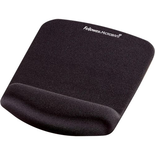 Fellowes Repose-poignet PlushTouch avec tapis de souris,noir