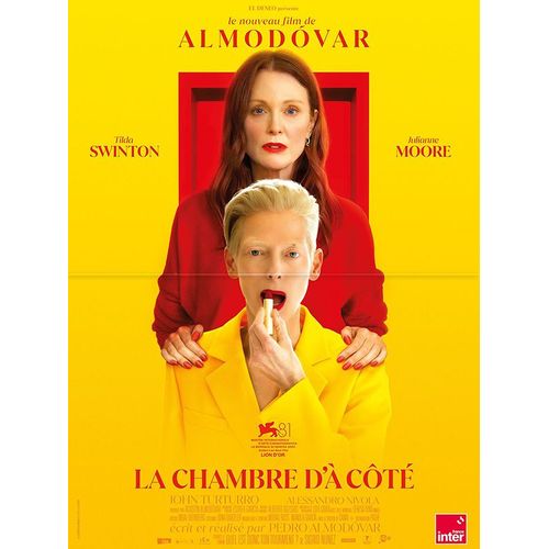 La Chambre D'à Côté (La Habitacion De Al Lado) - Véritable Affiche De Cinéma Pliée - Format 40x60 Cm - De Pedro Almodovar Avec Tilda Swinton, Julianne Moore, John Turturro, Alessandro Nivola - 2025
