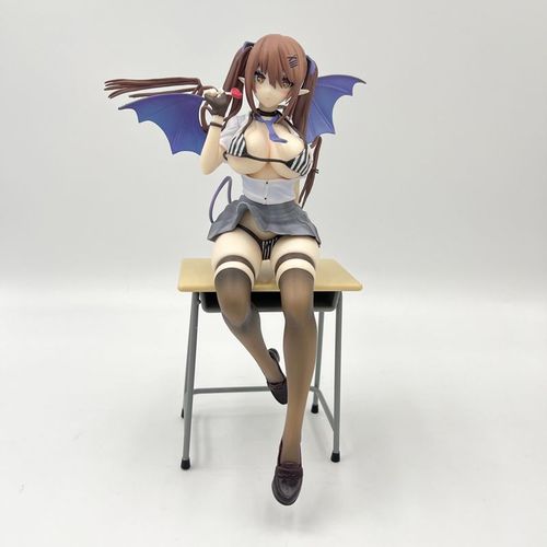 Hentai Mataro Devilish Girl Figure Pour Adultes Anime Sexy Action Figure Butter Toys Gifts Black Pink Cat 23cm