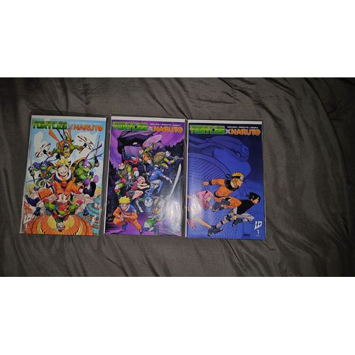 Les Tortues Ninja X Naruto Comics Import Usa Vol 1 Covers A B C Tmnt Teenage Mutant Ninja Turtles