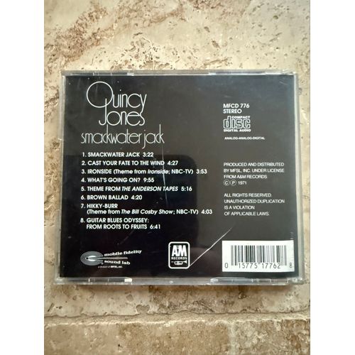 Quincy Jones/ Smavkwater Jack Cd 