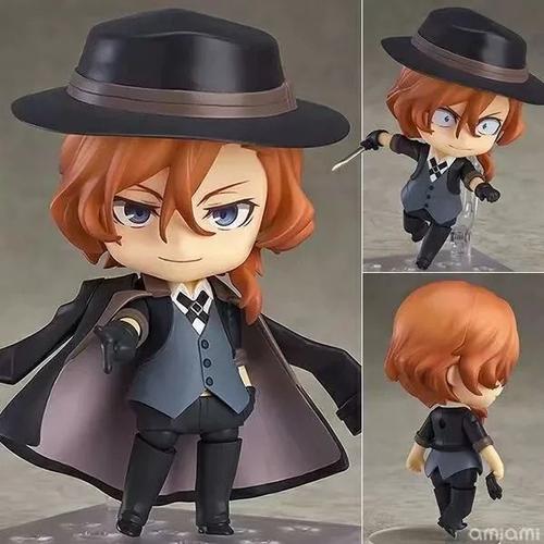 Bungo Stray Dogs Dazai Osamu Anime Figure Nakahara Chuya Nakajima Atsushi Q Version 676 657 Pvc Action Figures Collecemballages Model