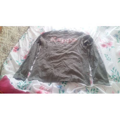 T- Shirt Kappa Kaki Garçon Taille L Manches Longues