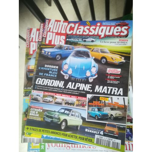 Auto Plus Classiques 13 De 2014 Autobianchi 500 Jardiniere,Austin Mini Countryman,Renault 14 Tl,Ami 8 Break Club,Renault Ag1,Volvo 121 Coach,Panhard Dyna Z1,Peugeot 205 Turbo 16,Corrado 16v
