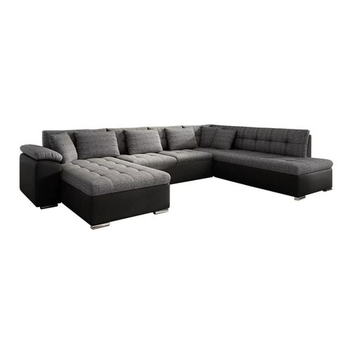 Canapé D'angle Comfivo 114, Gris, Fonction De Couchage, 348x205x76cm