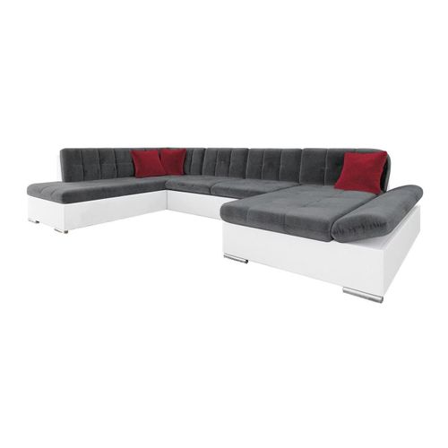 Canapé D'angle Comfivo 150, Gris, Fonction De Couchage, 345x205x76cm