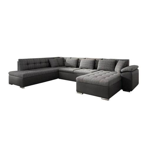 Canapé D'angle Comfivo 114, Gris, Fonction De Couchage, 348x205x76cm