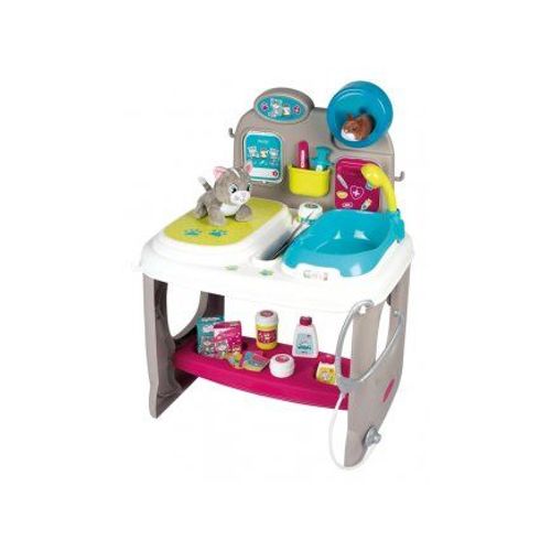 Centre Veterinaire 18 Accessoires Et 2 Peluches - Clinique Soins Animaux - Cabinet Medical, Docteur - Set Jouet Imitation Et Carte