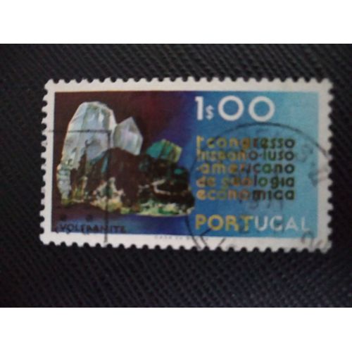 Timbre Portugal Yt 1119 1er Congrès De Géologie Economique Hispano-Luso-Américaine - Wolframite 1971 ( 140109 )