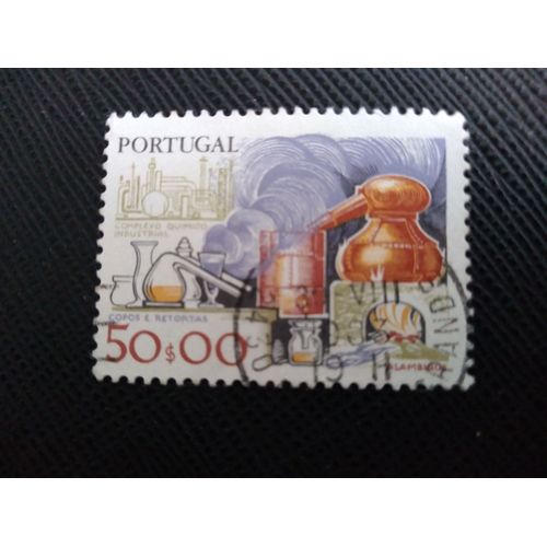 Timbre Portugal Yt 1457 Alambic, Cornues Et Usine Chimique Moderne 1980 ( 140109 )