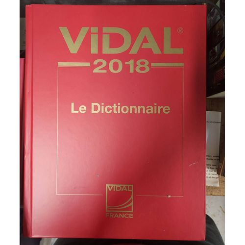 Dictionnaire Vidal 2018