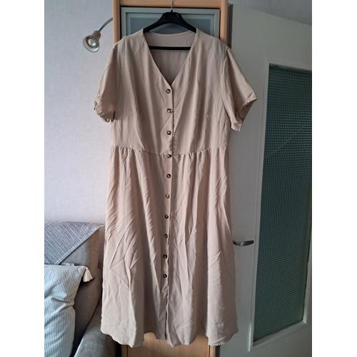 Robe Longue Neuve Taille 50-52 Beige