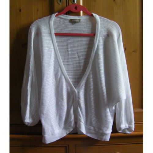Gilet Blanc In Extenso - Taille Xxl