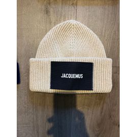 Bonnet Jacquemus Beige Gros Grain