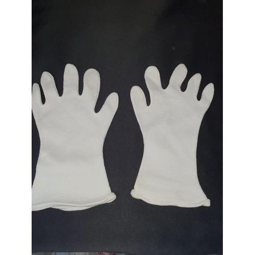 Gants Larges En Coton Blanc