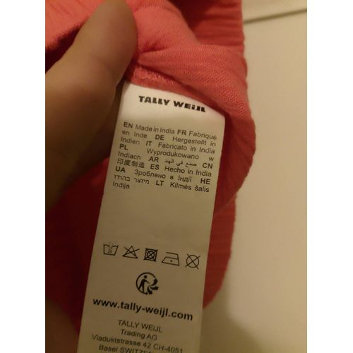 Top Rose Haut Volant 32 Xxs Tally Weijl.