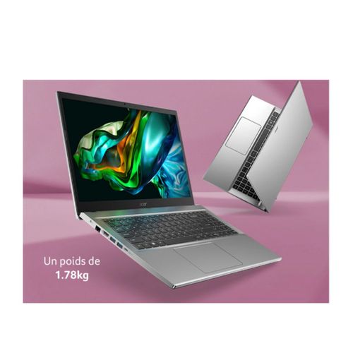 Pack Acer A315-44P-R0KS - 15.6" AMD Ryzen 7 5700H - 3.3 Ghz - Ram 16 Go - SSD 512 Go + Souris Acer sans fil