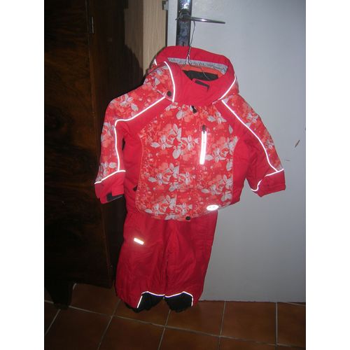 Ensemble De Ski Veste Et Salopette Taille 18/24 Mois (86) 100% Polyamide,Doublure Et Ouate 100% Polyester Marque Icepeak.