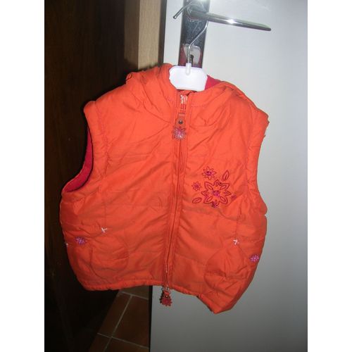 Veste Doublée À Capuche Sans Manches Sweefy Green.