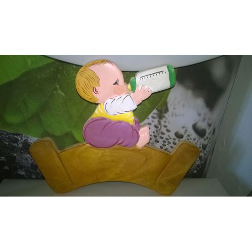 Plaque de porte bébé En bois Neuf