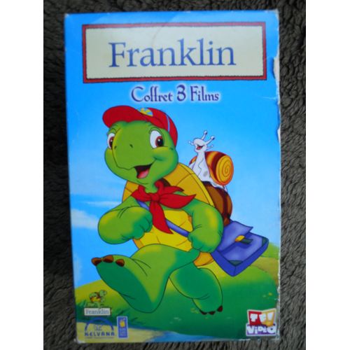 Franklin - Coffret De 3 Cassettes Vhs : Le Chevalier Vert, Le Noël Magique Et La Rentrée Des Classes