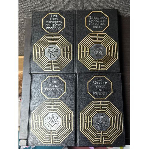 4 Livres De La Collection Rites Et Traditions Mystérieuses 
