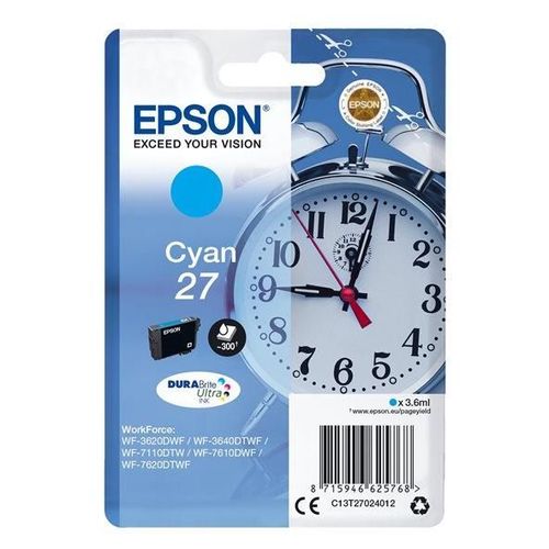Epson Réveil cartouche 27 Cyan
