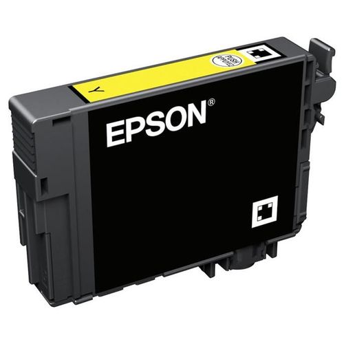 Epson 502XL - 6.4 ml - haute capacité - jaune - original - emballage coque avec alarme radioélectrique/ acoustique - cartouche d'encre - pour Expression Home XP-5100, XP-5150; WorkForce WF-2860...