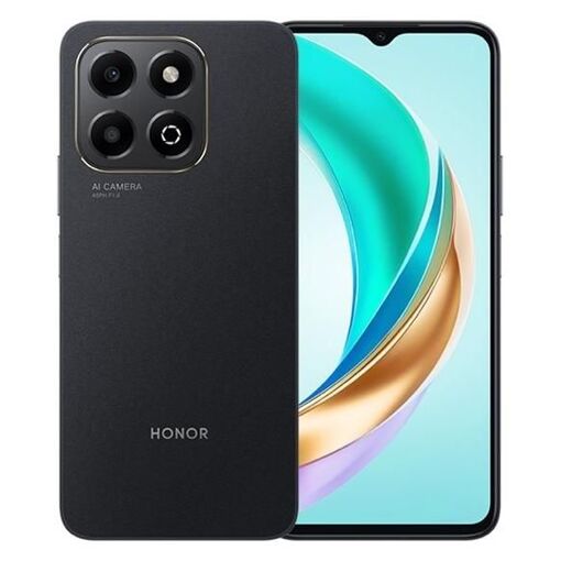 Lecteur D'empreinte Premium Noir Minuit Pour Honor X6b - Pièce De Rechange Neuve