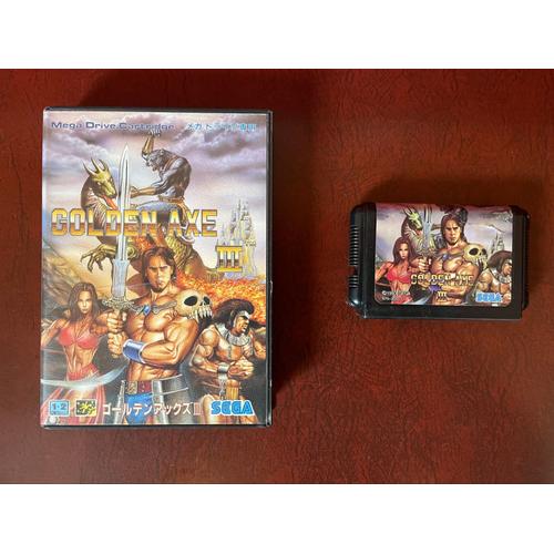 Golden Axe 3 Mega Drive Japan 1993 Jeu Boite Complet Très Bon État.