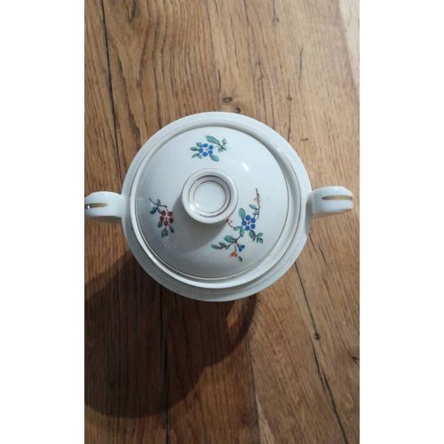 Sucrier Ancien En Porcelaine