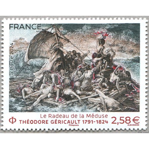 France 2024, Très Beau Timbre Neuf** Luxe Yvert 5780, Tableau "Le Radeau De La Méduse" Par Théodore Géricault.
