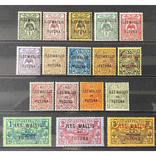 Lot De 17 Neufs* Iles Wallis Et Futuna 1920 Y&t N° 1 À 17
